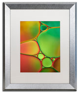 Cora Niele 'Stained Glass II' Matted Framed Art