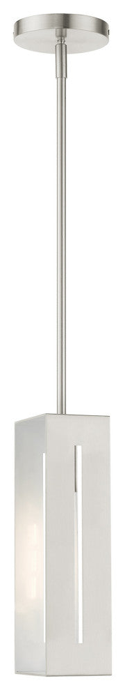Brushed Nickel Urban, Industrial, Pendant