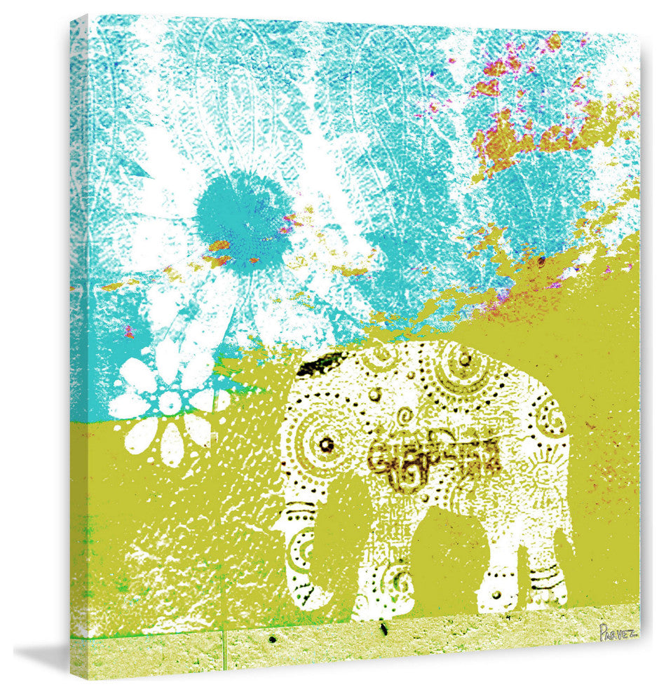 "Udaipur" Fine Art Canvas Print, 24"x24"