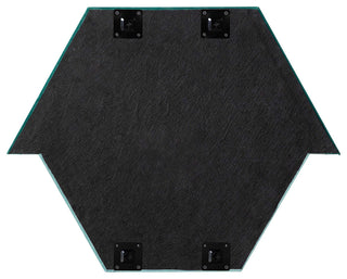 Lally Wall Mirror, Aqua, Prism