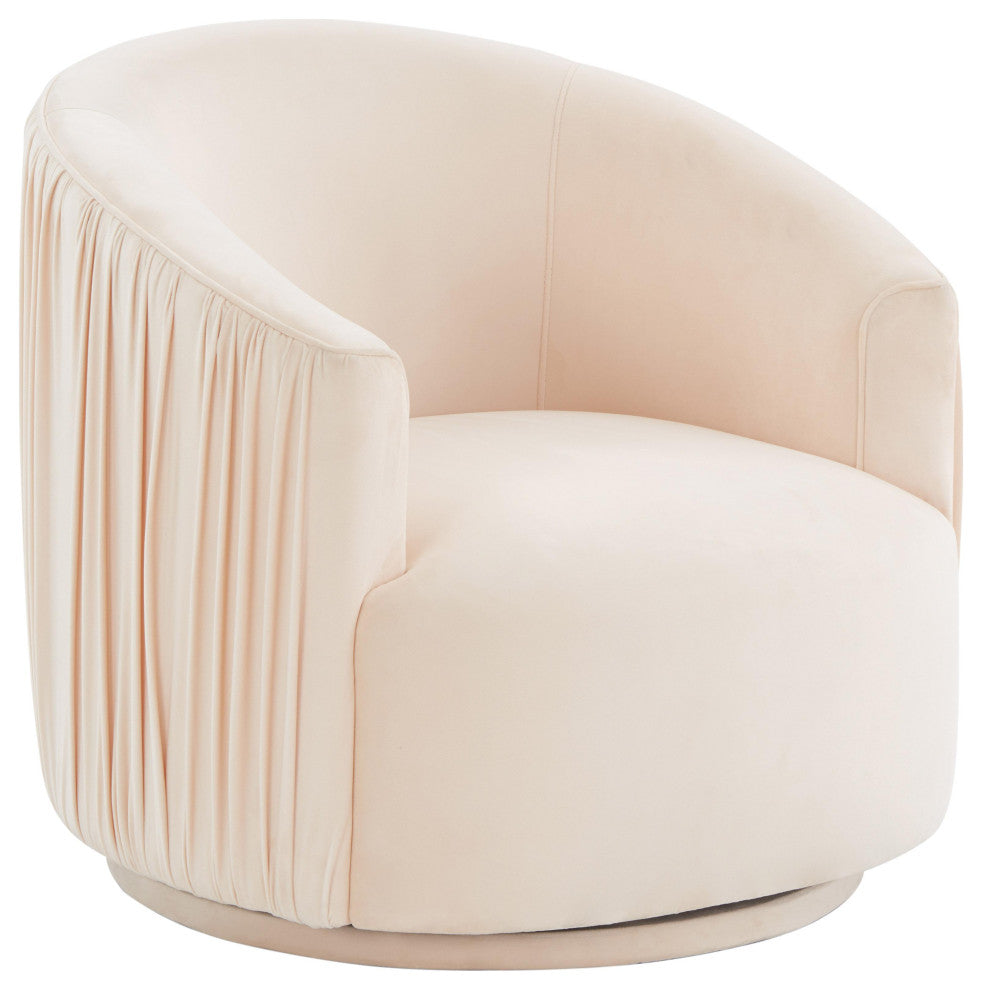 London Peche Pleated Swivel Chair