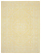 Rug N Carpet - Handmade Oriental 9' 1" x 12' 0" One-of-a-Kind Yellow Oushak Rug