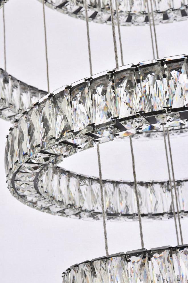 Modern Black 7-Light Chandelier