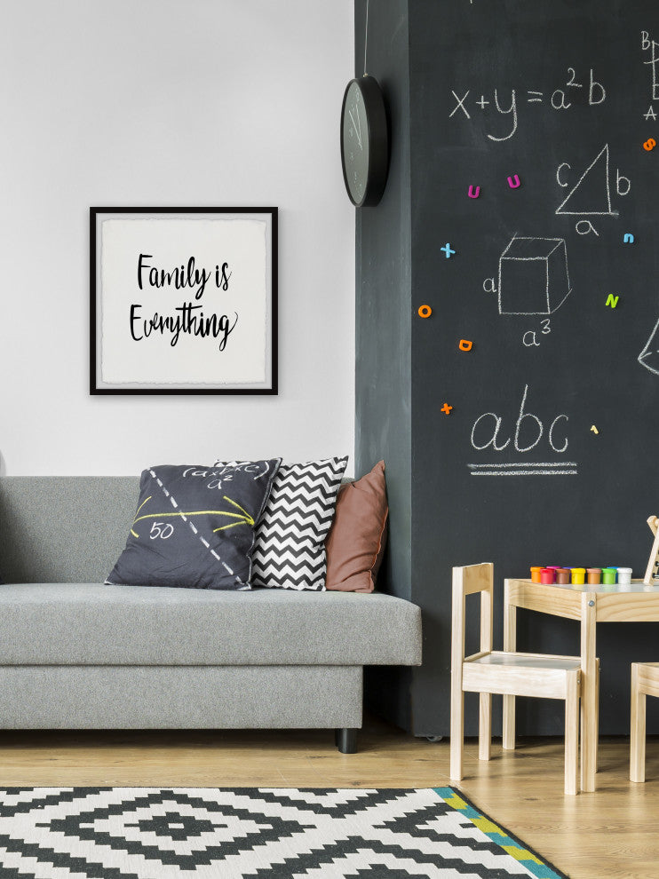 "Family Is Everything IV" Framed Painting Print, 18x18