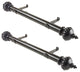 Nadia 1.5" Side Curtain Rod, Black, 18"