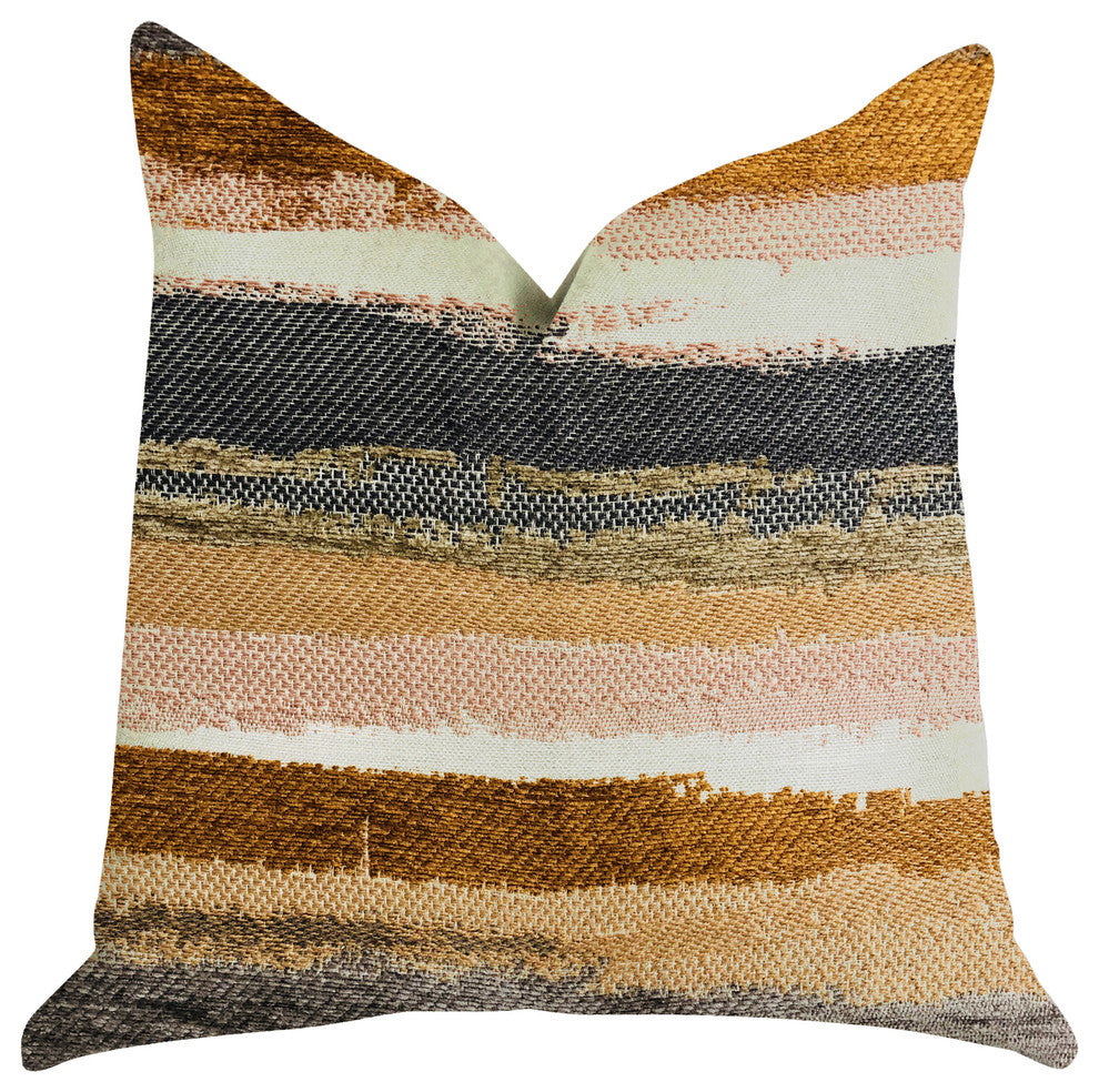 Bahia Belle Striped Luxury Throw Pillow, 16"x16"