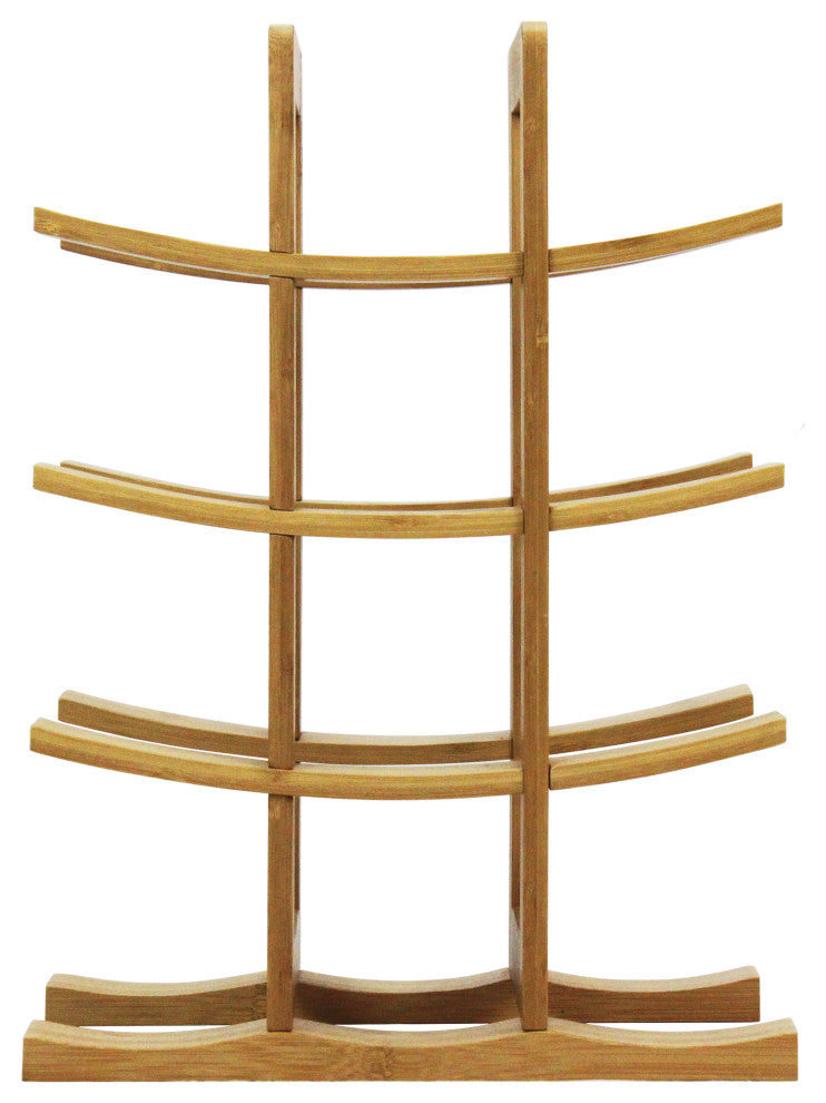 12-Bottle Bamboo Wine Rack, Natural