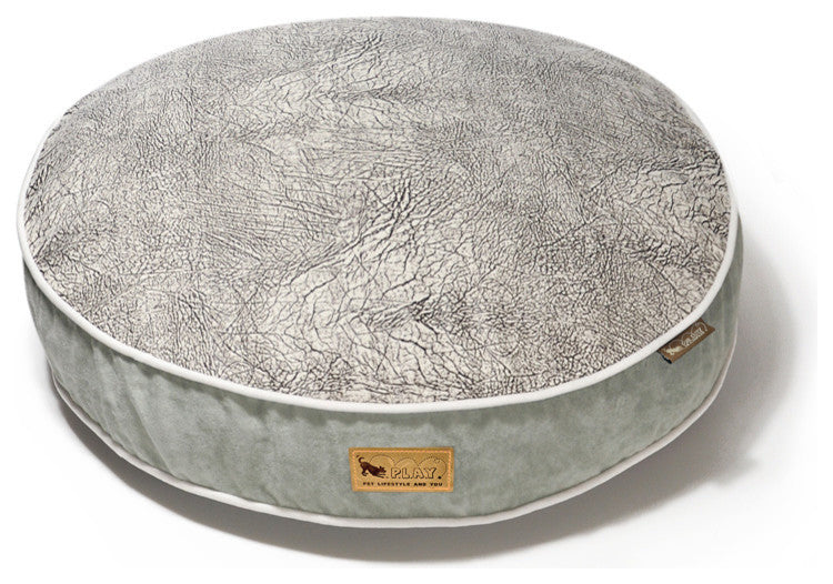 Round Bed Savannah, Gray, Large