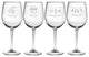 Holiday Ups and Outs 4-Piece Wine Glass Set