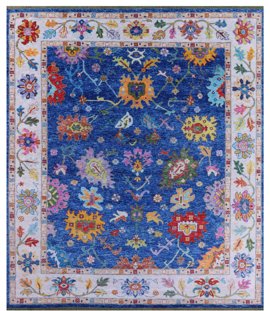 Turkish Oushak Hand-Knotted Wool Rug 12' 4" X 14' 4" - Q13531