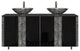 King 66.5" Luxury Double Bathroom Vanity, Double Sink, Free Standing