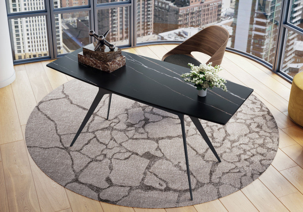 Freeman Desk, Black Granite Quartz
