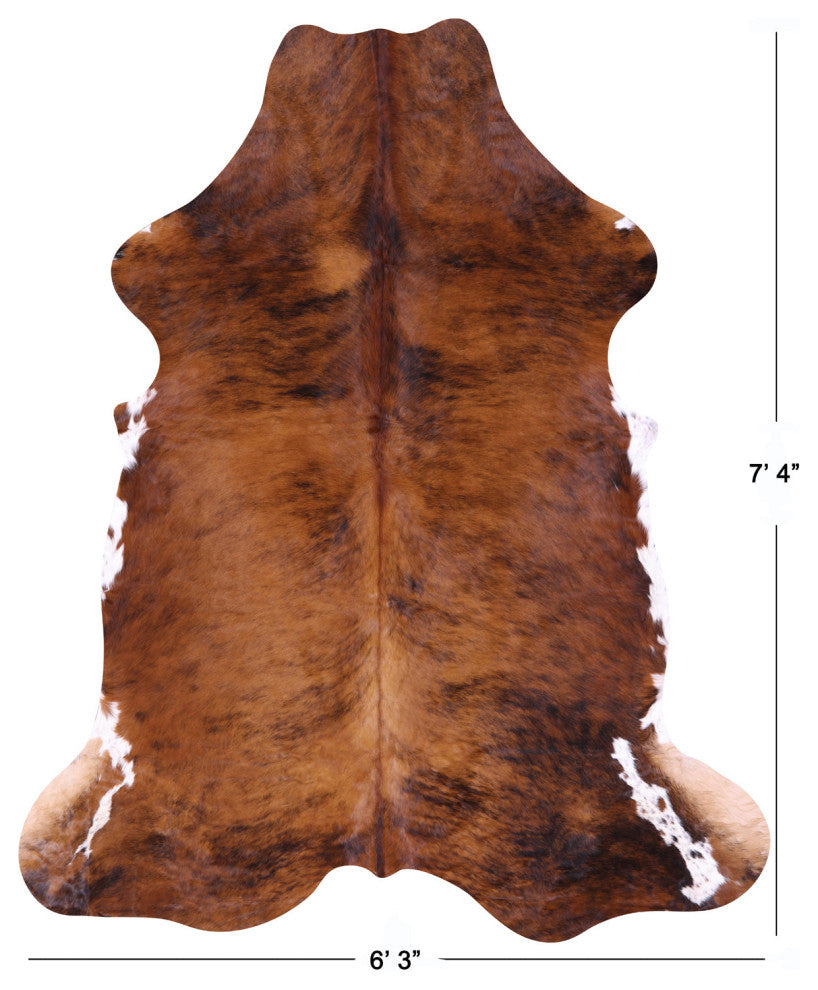 Natural Cowhide Rug 7' 4" X 6' 3" C2335