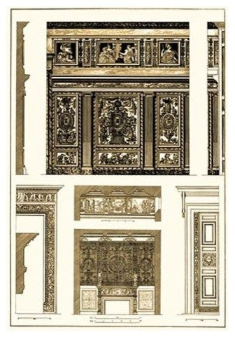 Wall Paintings and Decoration of the Renaissance - Gallery Wrapped Canvas Art