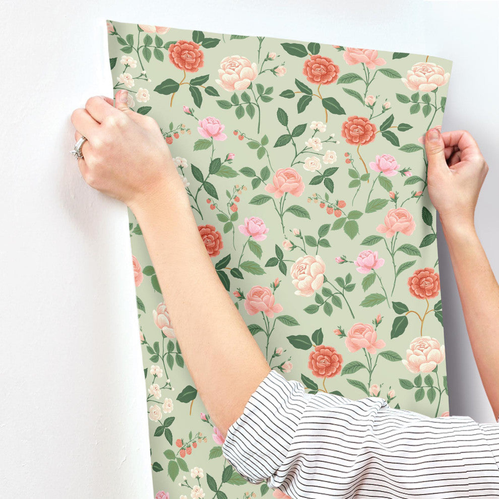 Roses Mint Wallpaper