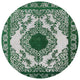 Ahgly Company Indoor Round Mid-Century Modern Area Rugs, 7' Round
