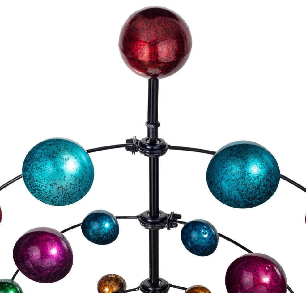 Kaleidoscopic Multi-Spinning KInetic Garden Stake