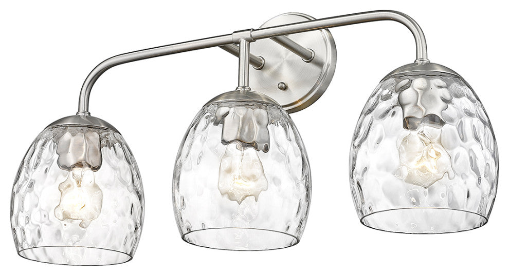3 Light 24" Brushed Nickel Vanity Light