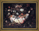 The Younger Gaspar Pieter Verbruggen Cartouche with FlowersCanvas Print, 18"x24"