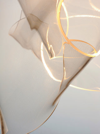 ET2 E24873-133 Rinkle 51"W LED Multi Light Linear Abstract - Polished Chrome