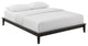 Lodge Queen Wood Platform Bed Frame, Walnut