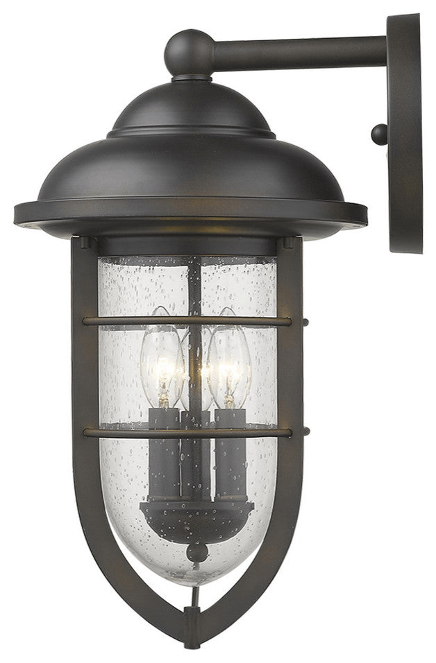 Dylan 3-Light Oil-Rubbed Bronze Wall Light