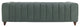 Octavia Top Grain Leather Sofa Green