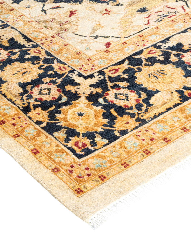 MOGUL, Hand Knotted Area Rug 13' 7" X 6' 2"