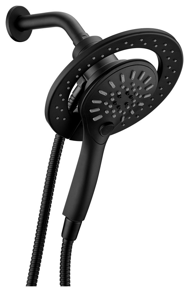 Valkyrie Two-in-One Magnetic Showerhead and Hand Sprayer, Matte Black