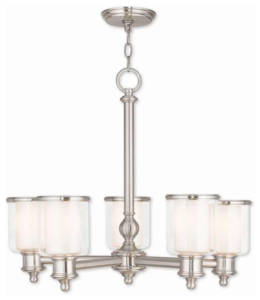Middlebush 5-Light Chandelier, Brushed Nickel