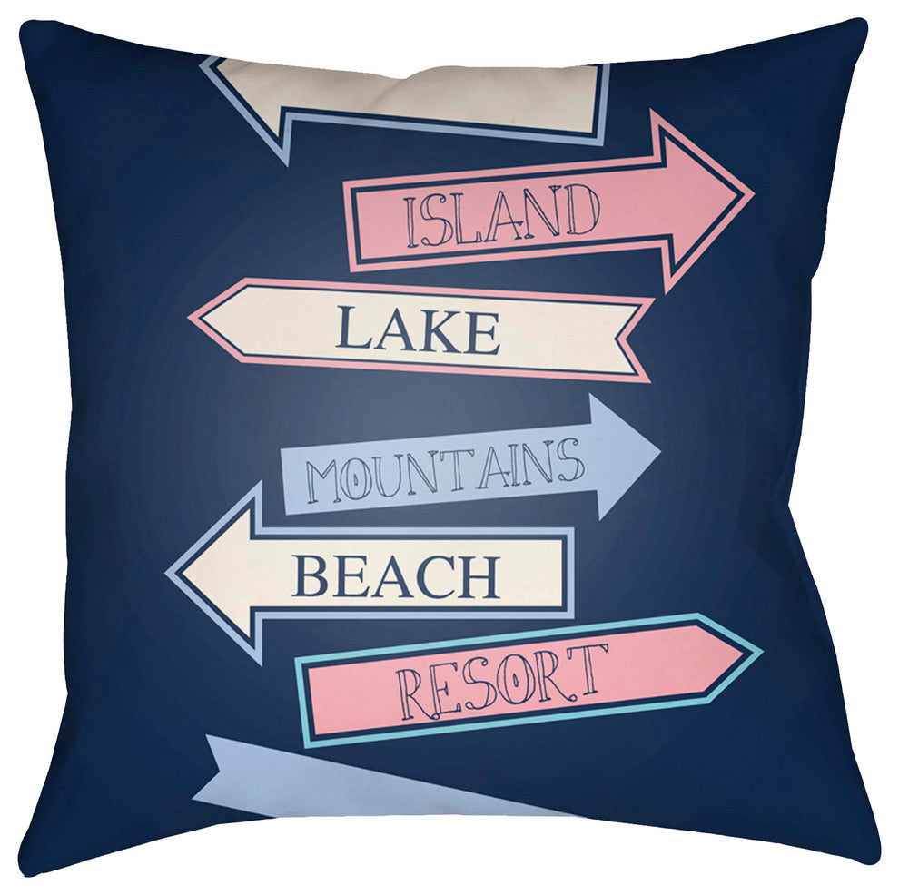 Carolina Coastal, 22x22x5 Pillow