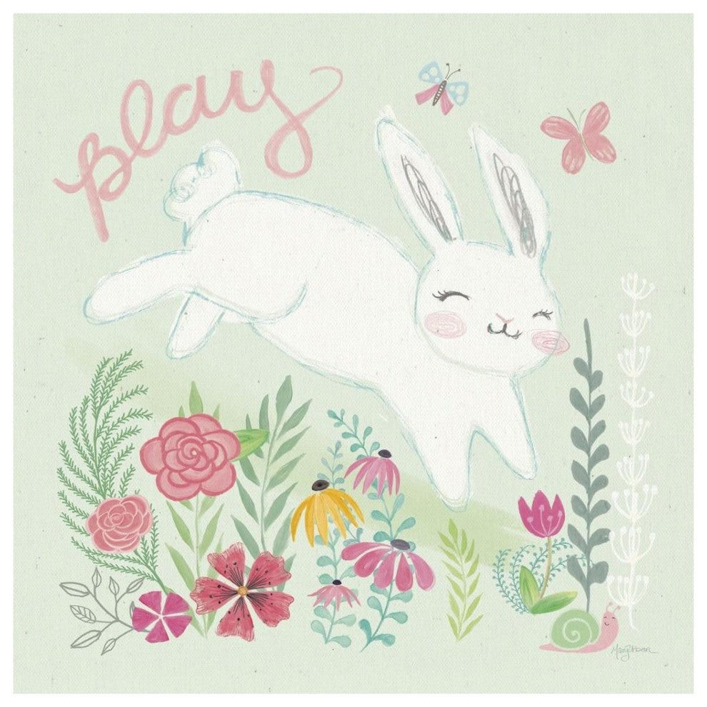 "Garden Friends I" Digital Paper Print by Mary Urban, 38"x38"