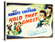 "Abbott & Costello - Hold That Ghost" Canvas Giclee, 30"x24"