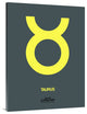 "Taurus Zodiac Sign Yellow" Fine Art Print