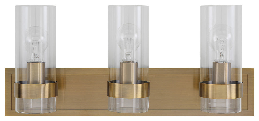 Uttermost Cardiff Antique Brass 3-LIght Vanity