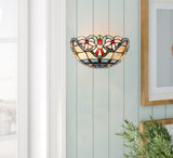 Grenville Victorian-Style 1-Light Wall Sconce 12" Shade