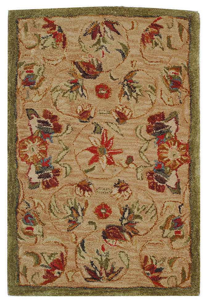 Safavieh Anatolia An525A Rug, Beige/Green, 8'0"x10'0"