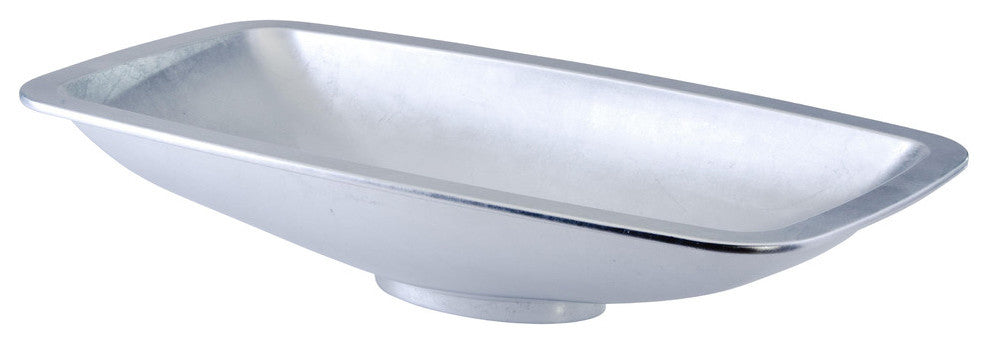 Pert Bathroom Sink, Silver Leaf