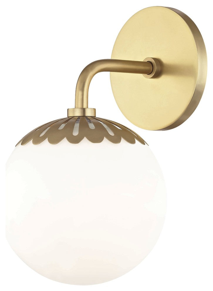 Paige Bath Light, Aged Brass Finish