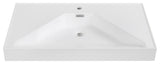 35" Solid Surface Resin Streamline K-1803-35 Vanity Top