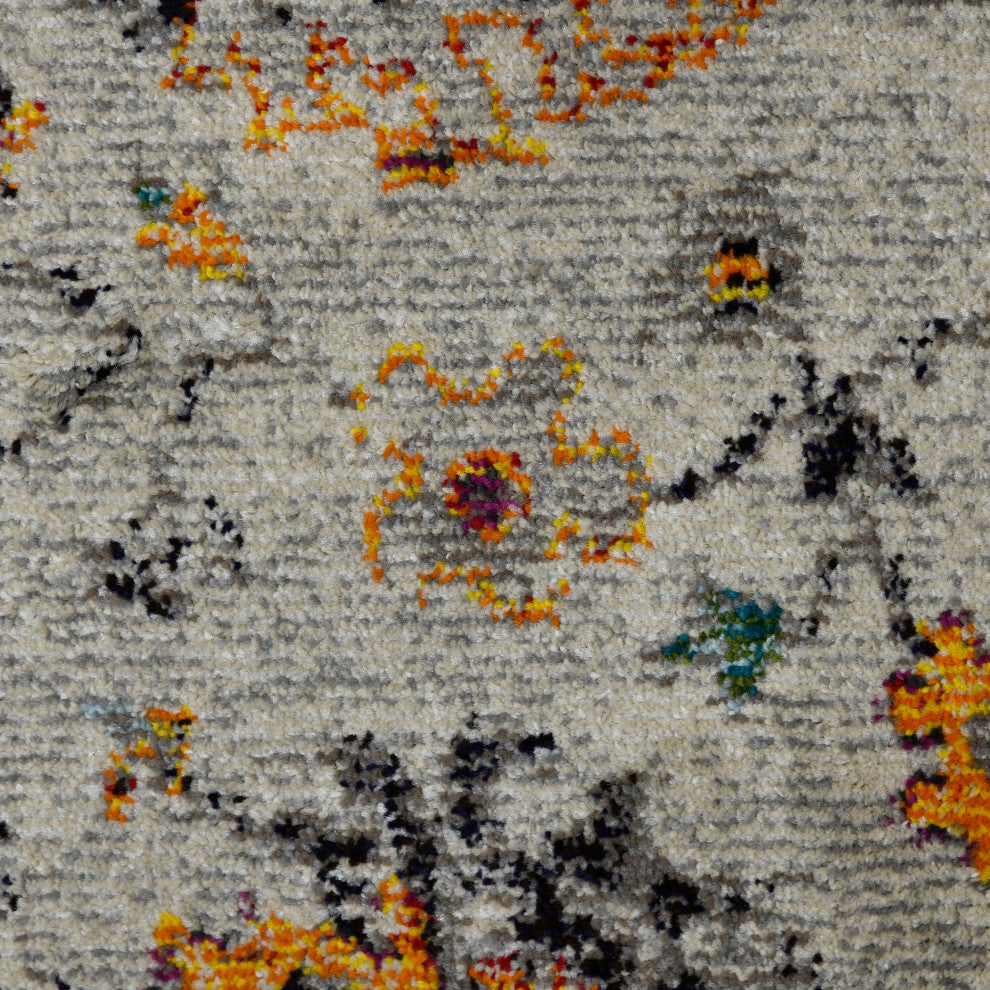 Montana Filomina Area Rug, Blue, 7'6" x 7'6"R, Bordered