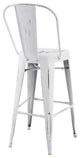 White Promenade Bar Side Stool