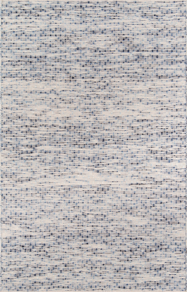 Erin Gates by Momeni Dartmouth Bartlett Blue Hand Made Wool Area Rug 9'x12'