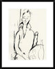 "Lunia Czechowska" Framed Digital Print by Amedeo Modigliani, 24"x30"