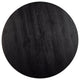 Cove Round Dining Table, Vintage Black