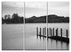 "Pier Over Coniston Water Panorama" Metal Wall Art, 3 Panels, 36"x28"
