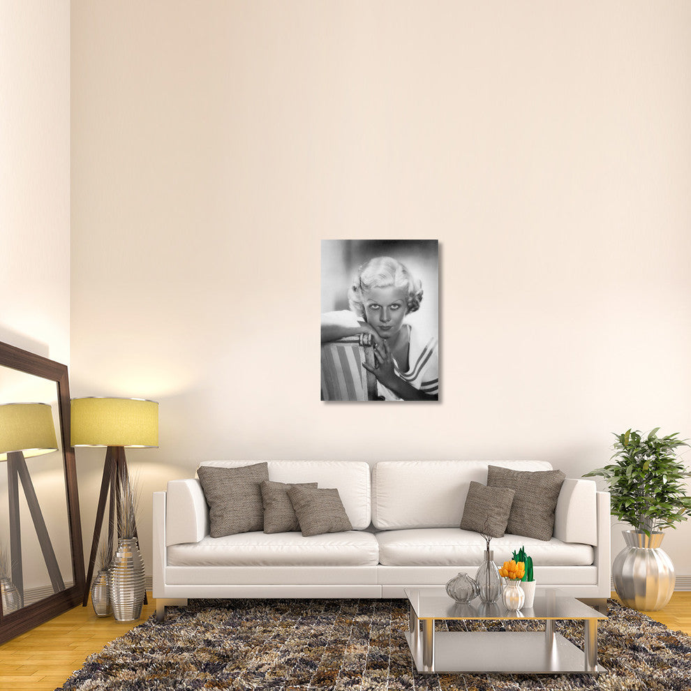 "Jean Harlow" Stretched Canvas Giclee by Hollywood Photo Archive, 29x40"