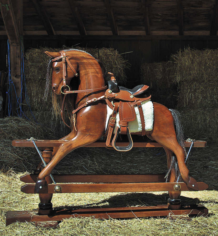 Rocking Horse, Western Saddle