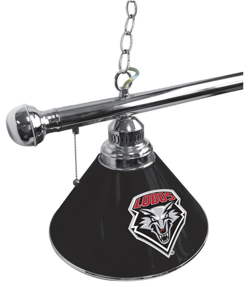 Holland University of New Mexico 3-Shade Billiard Light - Chrome