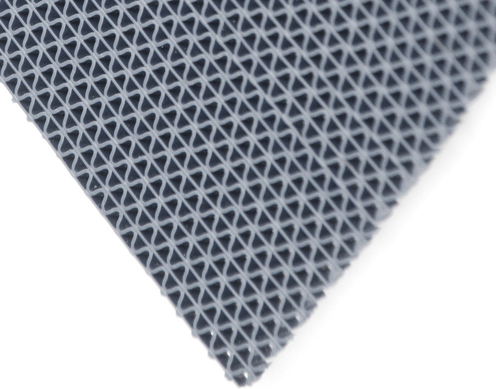 Rubber-Cal "S-Grip" PVC Runner - 3/16"x4'x5' - Gray